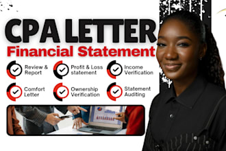 write a professional CPA letter for your business or financial needs