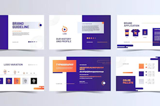 design brand book brand style guide corporate visual identity brand logo design