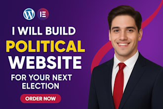 build political website for your next election