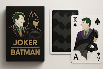 custom poker card deck playing card game board game card box mockup rulebook nft
