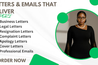 write professional letters and emails for business, legal, or personal use