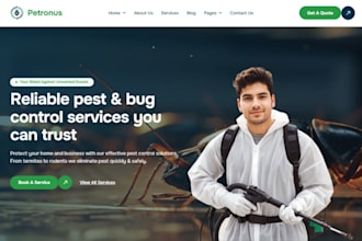 build squarespace pesticide website fumigation website pest control website