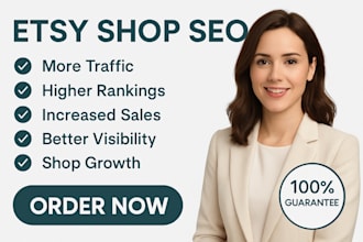 do etsy SEO, etsy shop setup, listing optimization to boost etsy sales