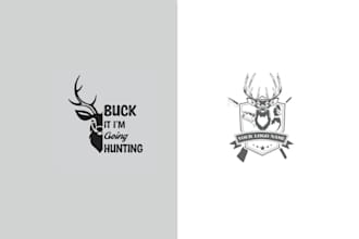 design highly military style, hunting fishing, adventure, cattle hunting logo