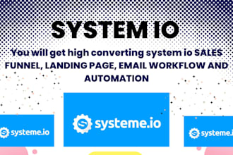 german systeme io sales funnel landing page funnelish ghl automation systemeio