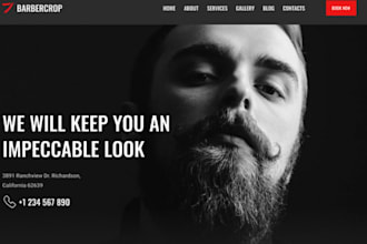 build squarespace hair stylists website hair extension barber website