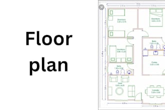 create autocad 2d drawings,floor plans,PDF to autocad,site plans,civil drawings