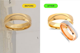do high end jewellery photo retouching colour retouch and polishing