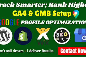 setup woocommerce ga4 ecommerce tracking google my business profile optimization