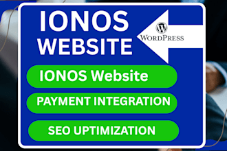 build ionos website design, ionos website redesign