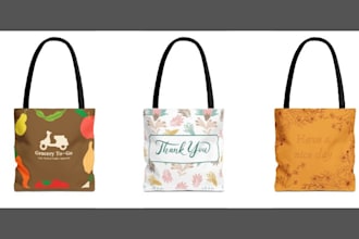 design tote bag, eco shopping bag, arabic paper pouch bag