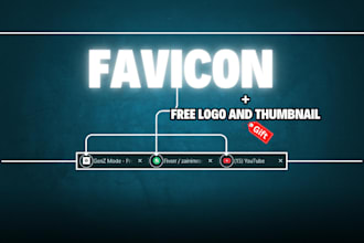 design custom favicon and app design for websites and brands