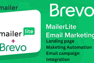 setup mailerlite email marketing automation, mailerlite landing page, brevo, ghl