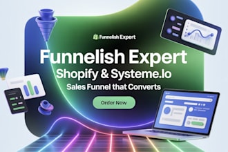 design converting funnelish sales funnel landing page with funnelish systeme io