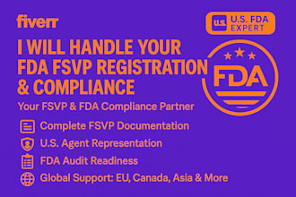 handle your fda fsvp registration and compliance as a trusted US agent