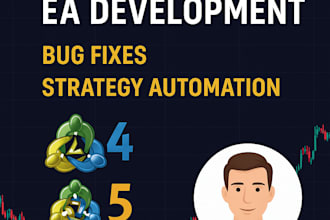 develop, fix and optimize your metatrader 4 or 5 expert advisor