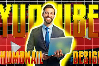 make niche youtube thumbnails using photoshop in 24 hors