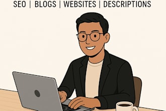 write high quality, SEO friendly content and articles