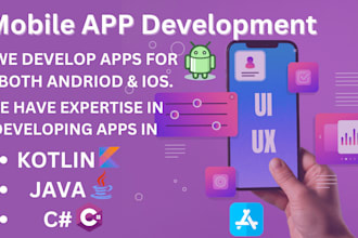 do flutter mobile app development, android app, ios app, as a flutter dev