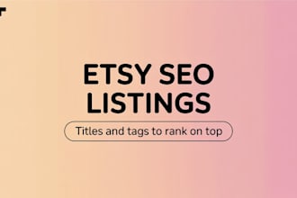 optimize your etsy listing with SEO keywords to boost sales