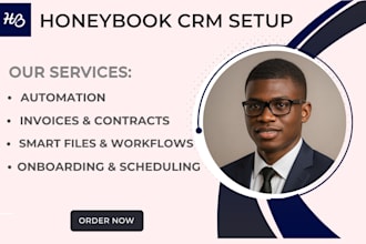 set up your honeybook CRM with contracts, invoices, automation, and scheduling
