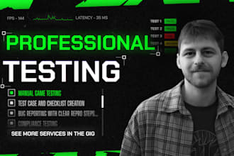 professionally test and review your steam or mobile game