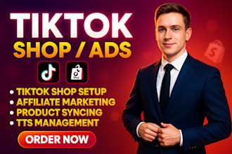 setup and optimize your tiktok shop, affiliate program, and boost sales