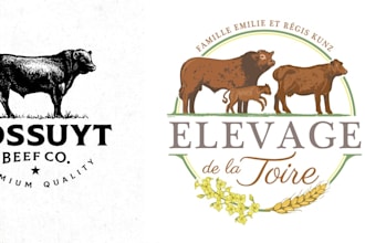 design a western, cattle brand logo