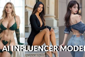 create realistic ai influencer model for fanvue onlyfans instagram model