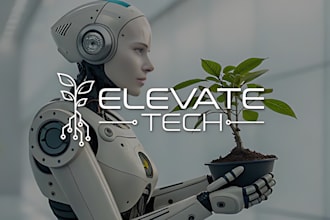 do unique tech, startup, saas, crypto, security and technology logo