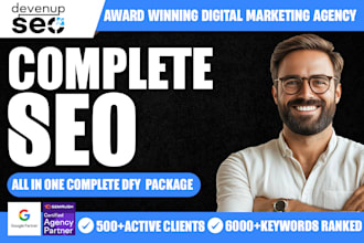 deliver full monthly SEO services for your website to improve google rankings