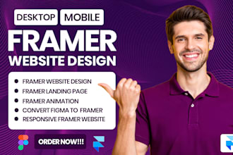 design responsive framer website framer landing page figma to framer conversion