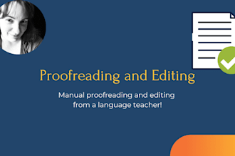 proofread and edit your document