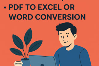 do fast and accurate data typing, form filling, and PDF to excel conversion
