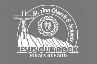 design creative ministry, religious, academic, christian, church and school logo
