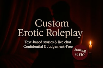 do live erotic roleplay chat based on your custom fantasy