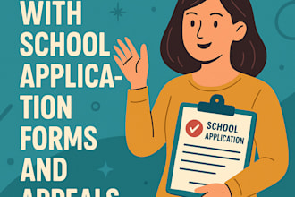 help you prepare and submit school admissions or appeal forms