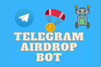 create a custom telegram airdrop bot for your crypto campaign