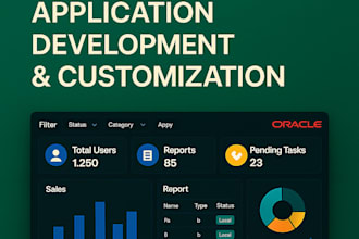 develop and customize your oracle apex application