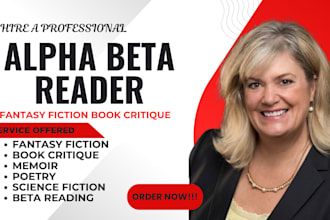 beta read romance scific ,fantasy fiction novel, memoir poem poetry