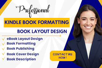 kindle book publishing kdp book formatting and layout design for ingramspark