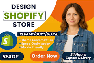design, customize, and speed optimize your shopify store professionally