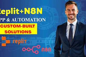 build custom replit apps and automate workflows using n8n