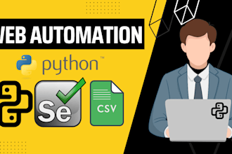 do browser automation using python selenium