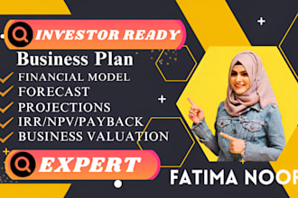 build investor ready financial projections, forecasts, and financial model