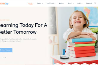 build squarespace kindergarten website preschool daycare nursery school website