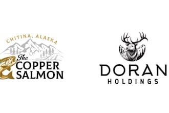 design mountain hiking, hunting, fishing or business logo