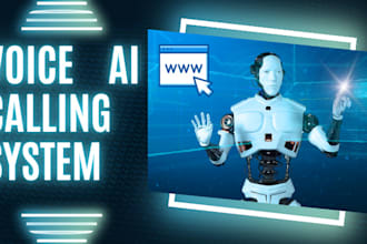 build ai powered messagenet voice calling system,  voip ai voice automation bot