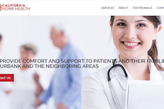 build homecare website senior care elderly care website assisted living care