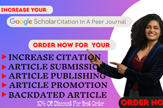 write and publish research article in high indexed google scholar journals,